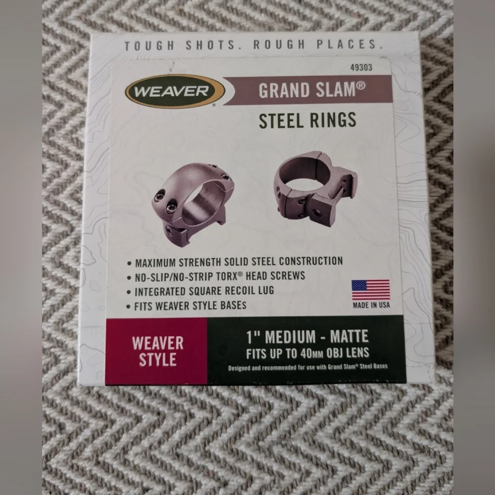 Weavers Grand Slam Steel Rings - Silver Electronic ADE Ultra Compact Optic - Picture 3 of 9